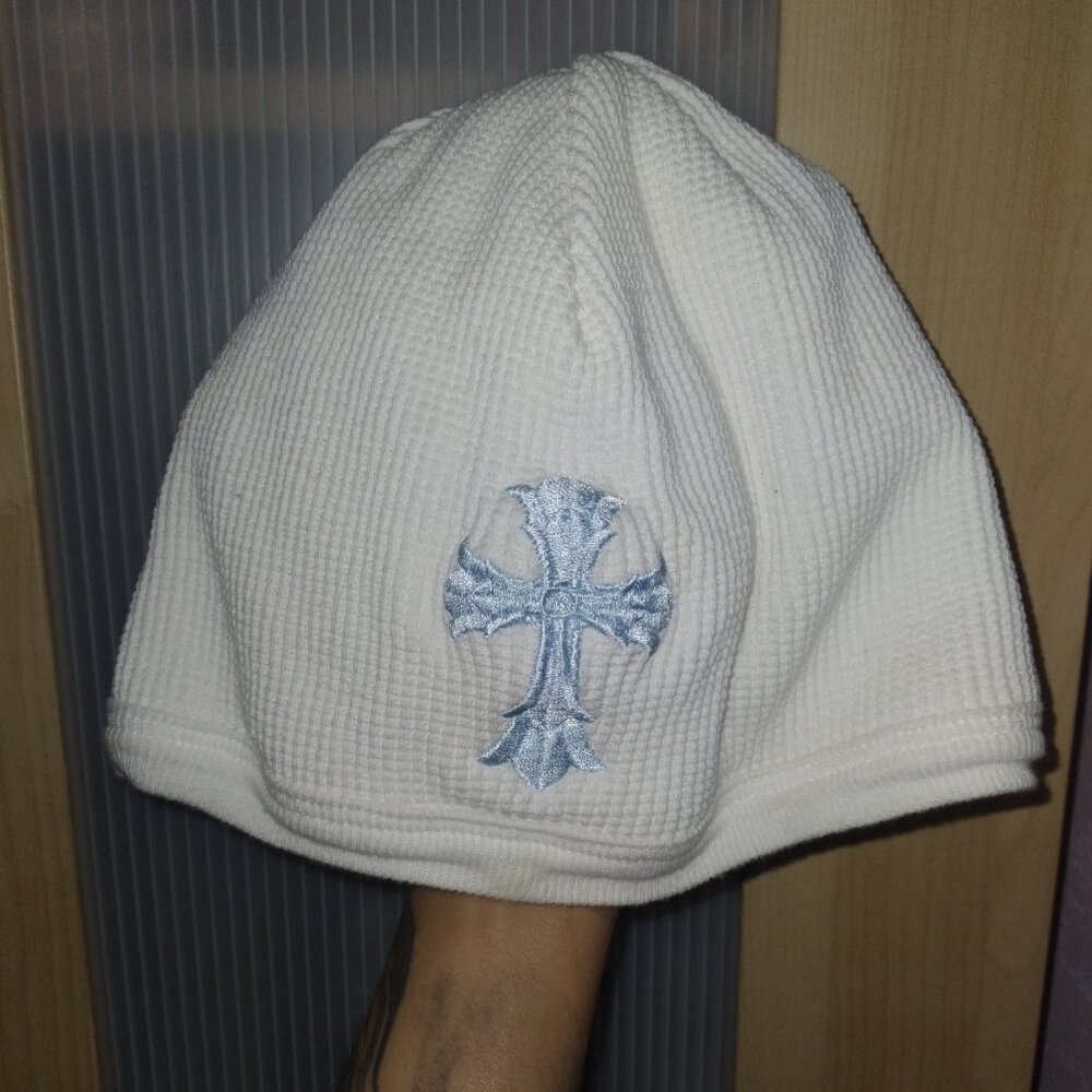 Chrome Hearts vintage cross/horseshoe thermal beanie
